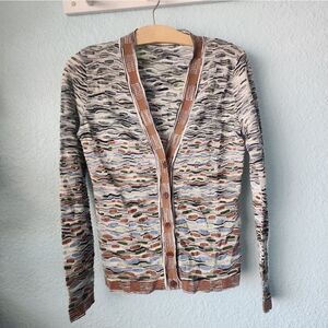 MISSONI RIPPLE KNIT STITCH  cardigan Excelet Conditon